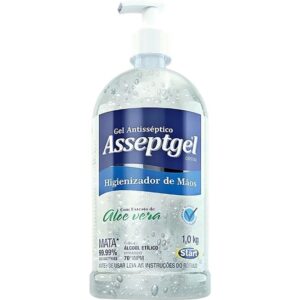 02 Álcool Gel Asseptgel - 1L