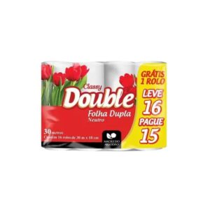 361 Double - Papel Higienico 16 rolos